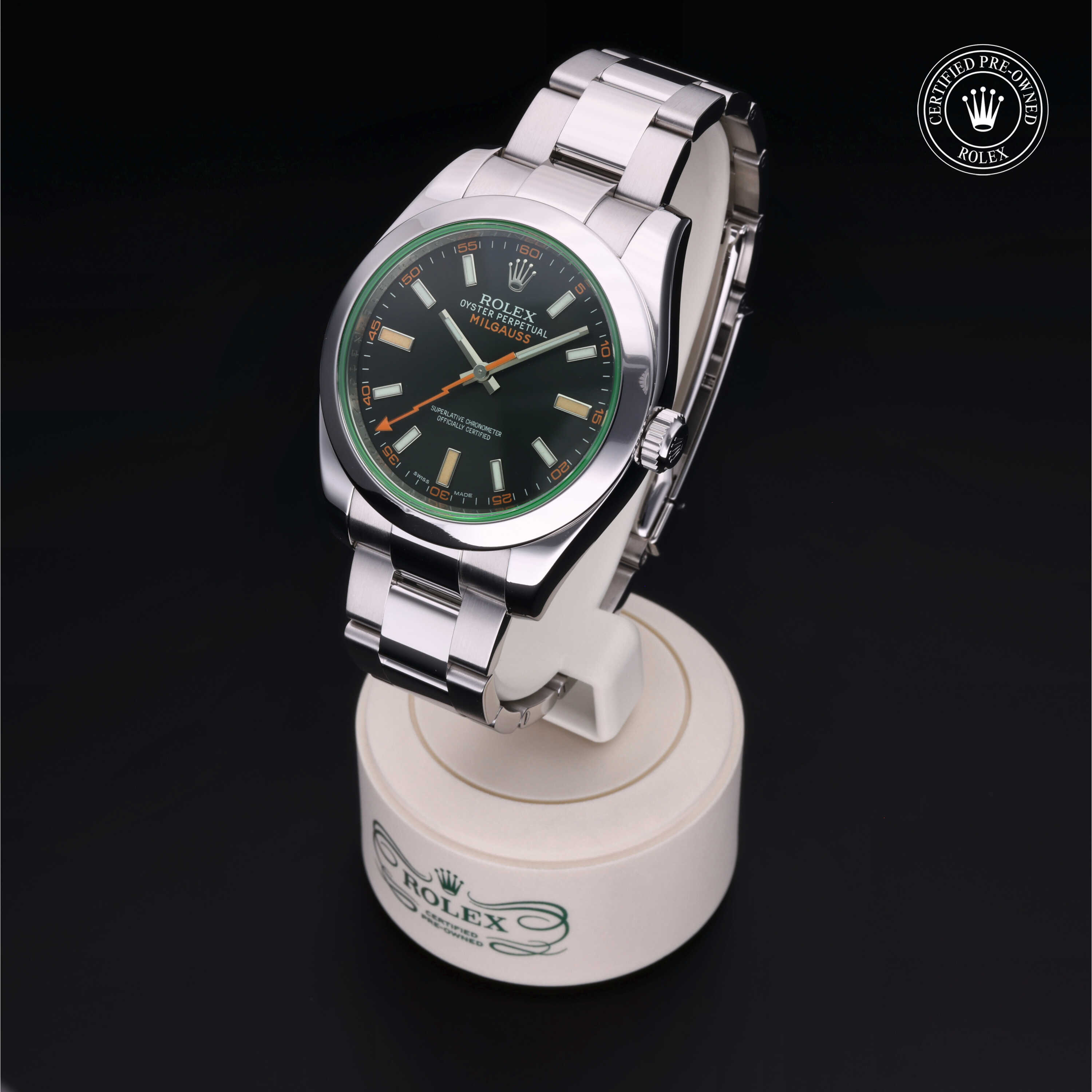 Rolex Milgauss in Oystersteel M116400GV-0001 at Alson Jewelers