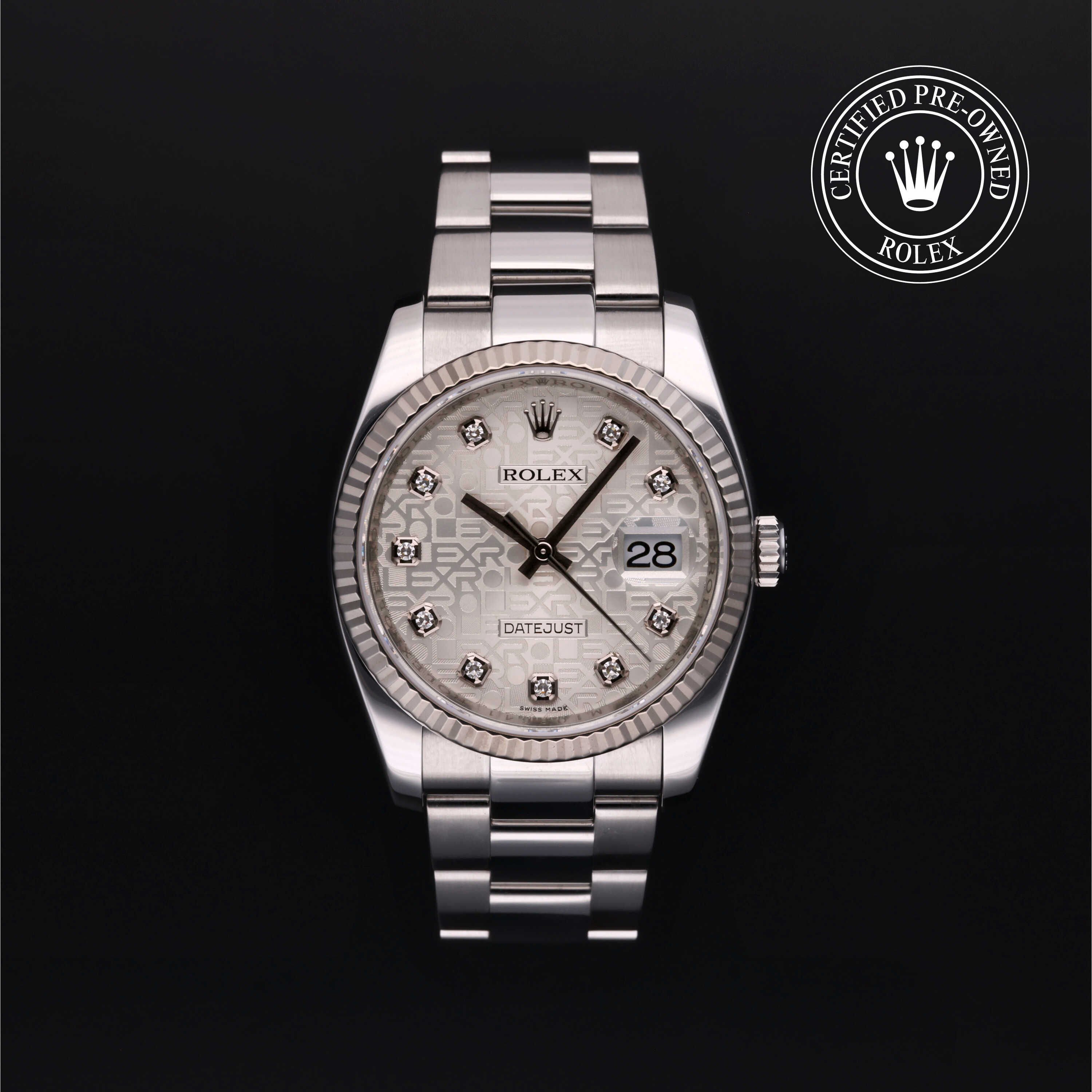Rolex Datejust in Rolesor 18 Carat White M116234-0043 at Alson Jewelers