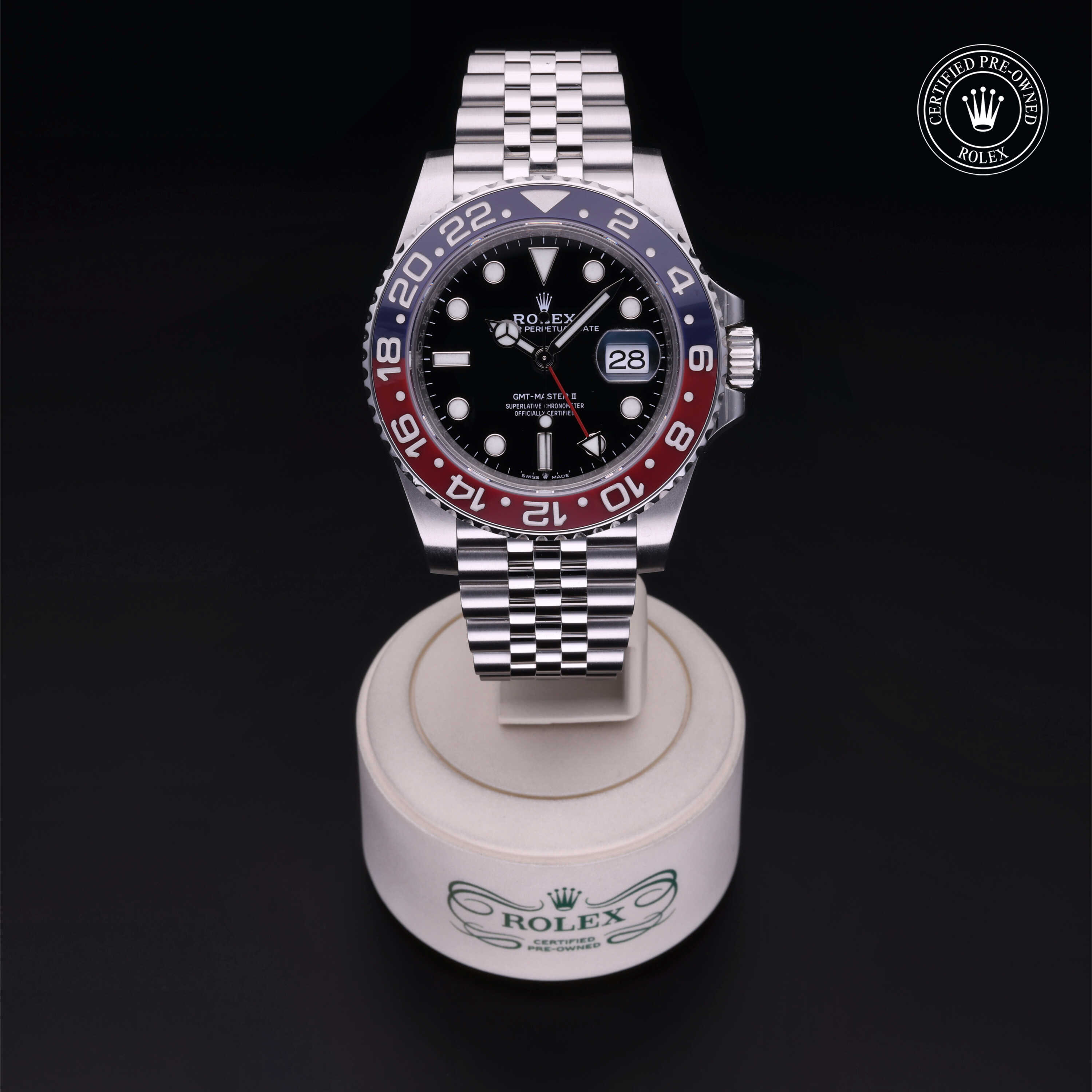Rolex GMT-Master II in Oystersteel M126710BLRO-0001 at Alson Jewelers