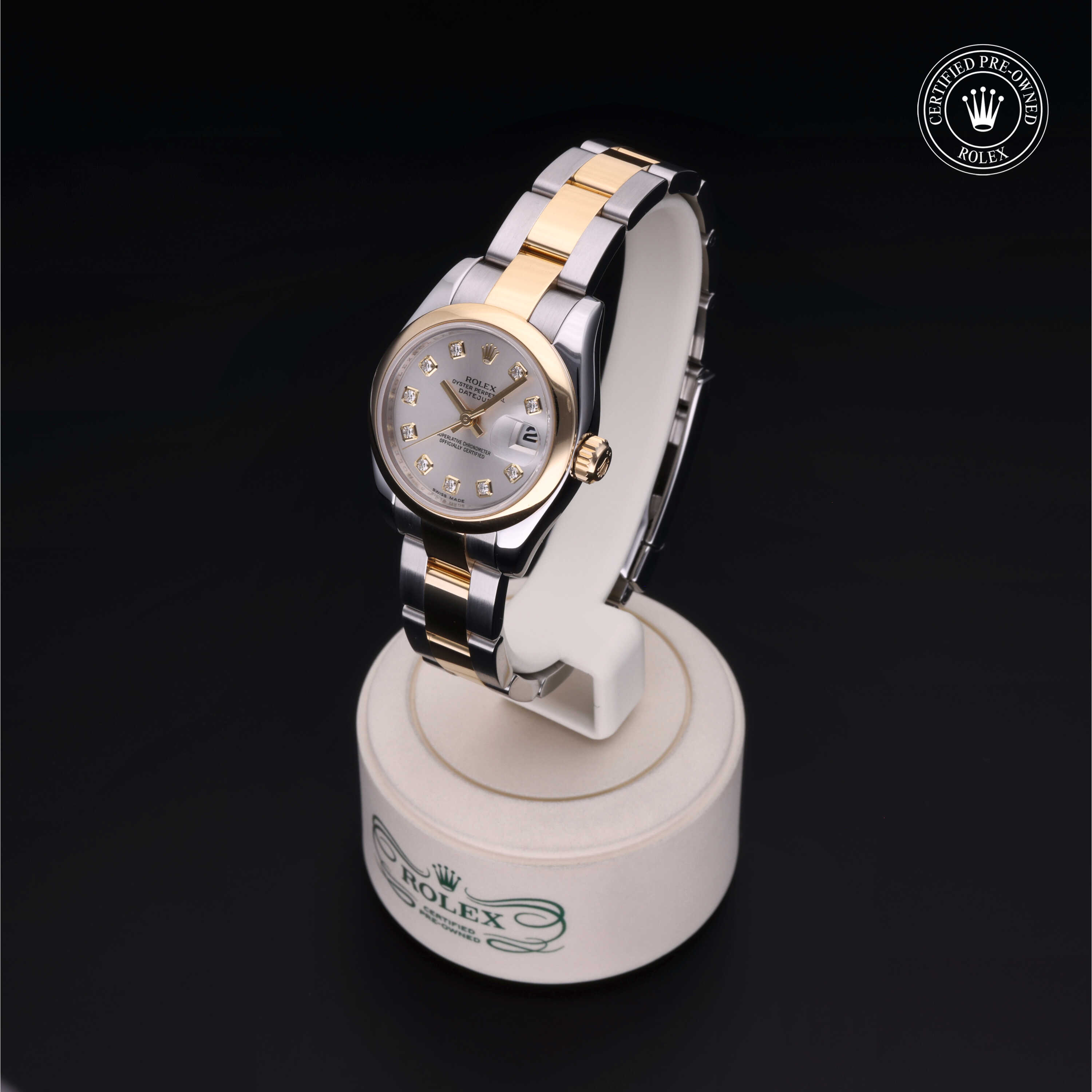 Rolex Lady-Datejust in Rolesor 18 Carat Yellow M179163-0058 at Alson Jewelers