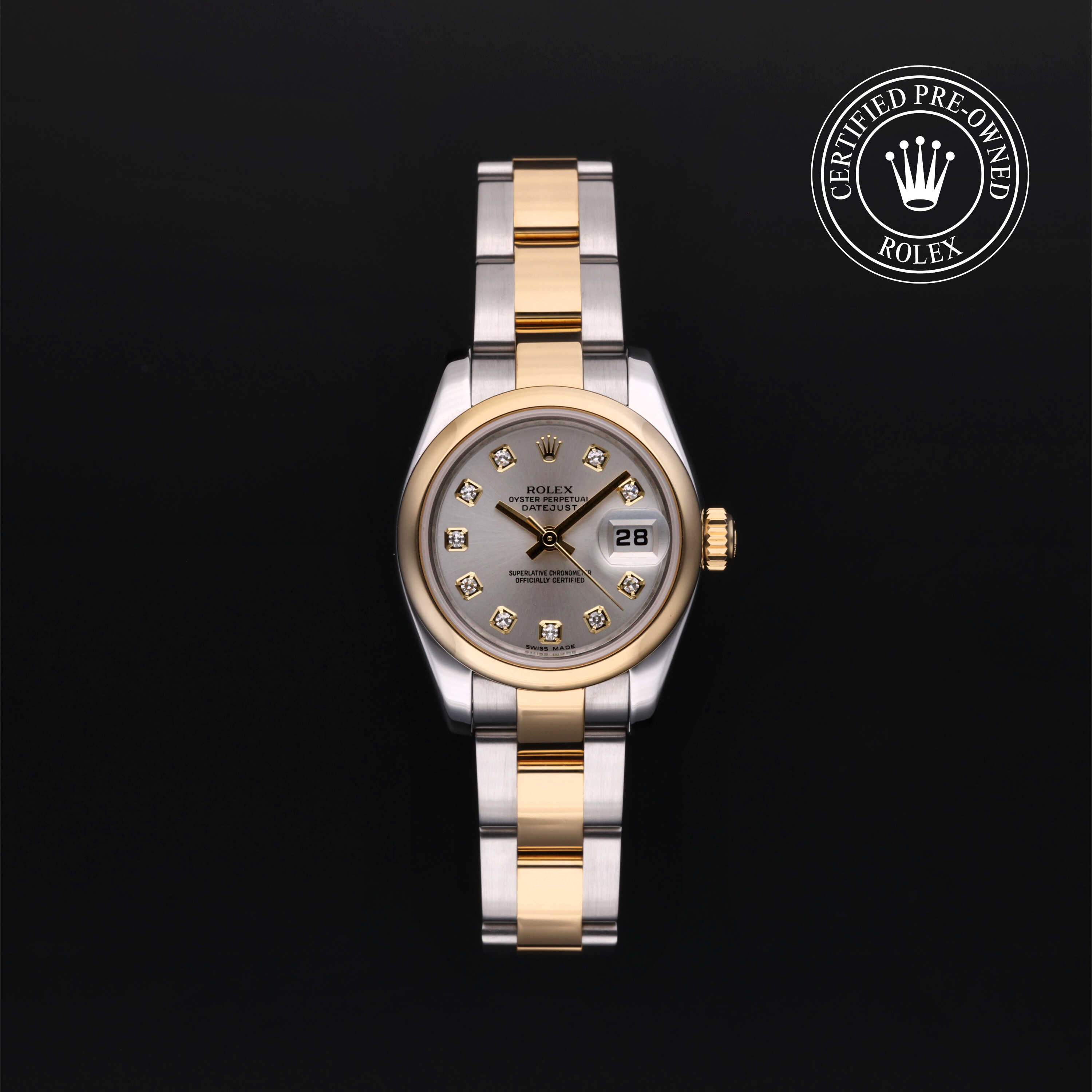Rolex Lady-Datejust in Rolesor 18 Carat Yellow M179163-0058 at Alson Jewelers