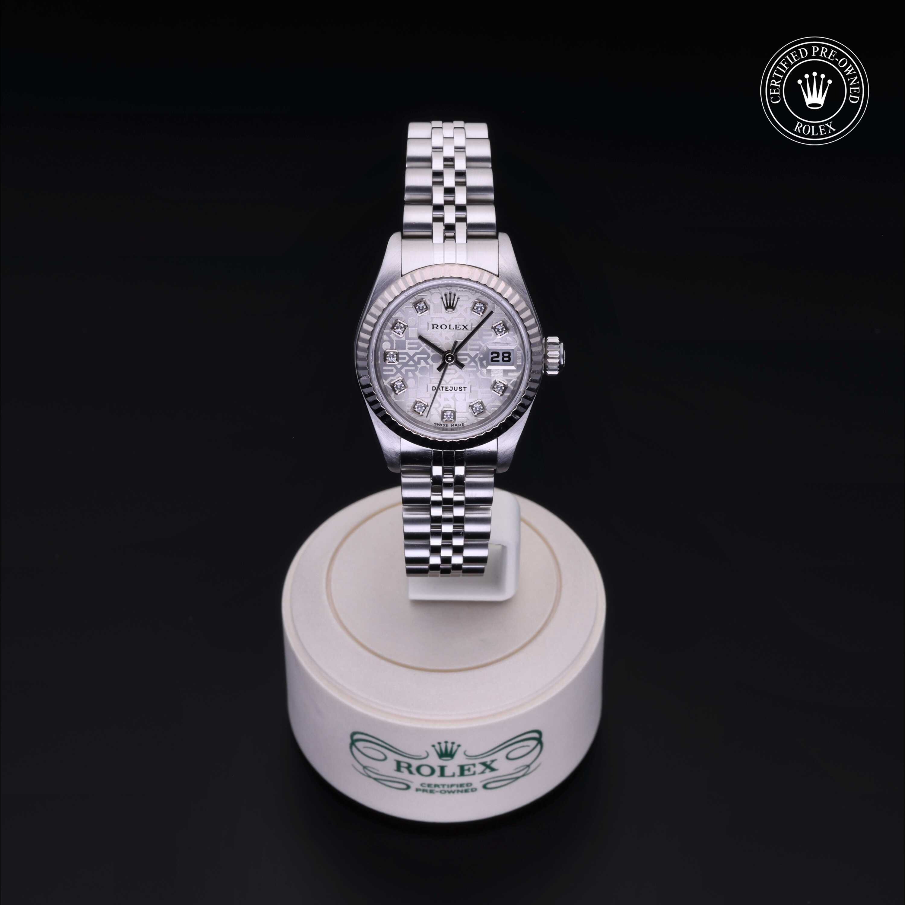 Rolex Lady-Datejust in Rolesor 18 Carat White M79174-0081 at Alson Jewelers