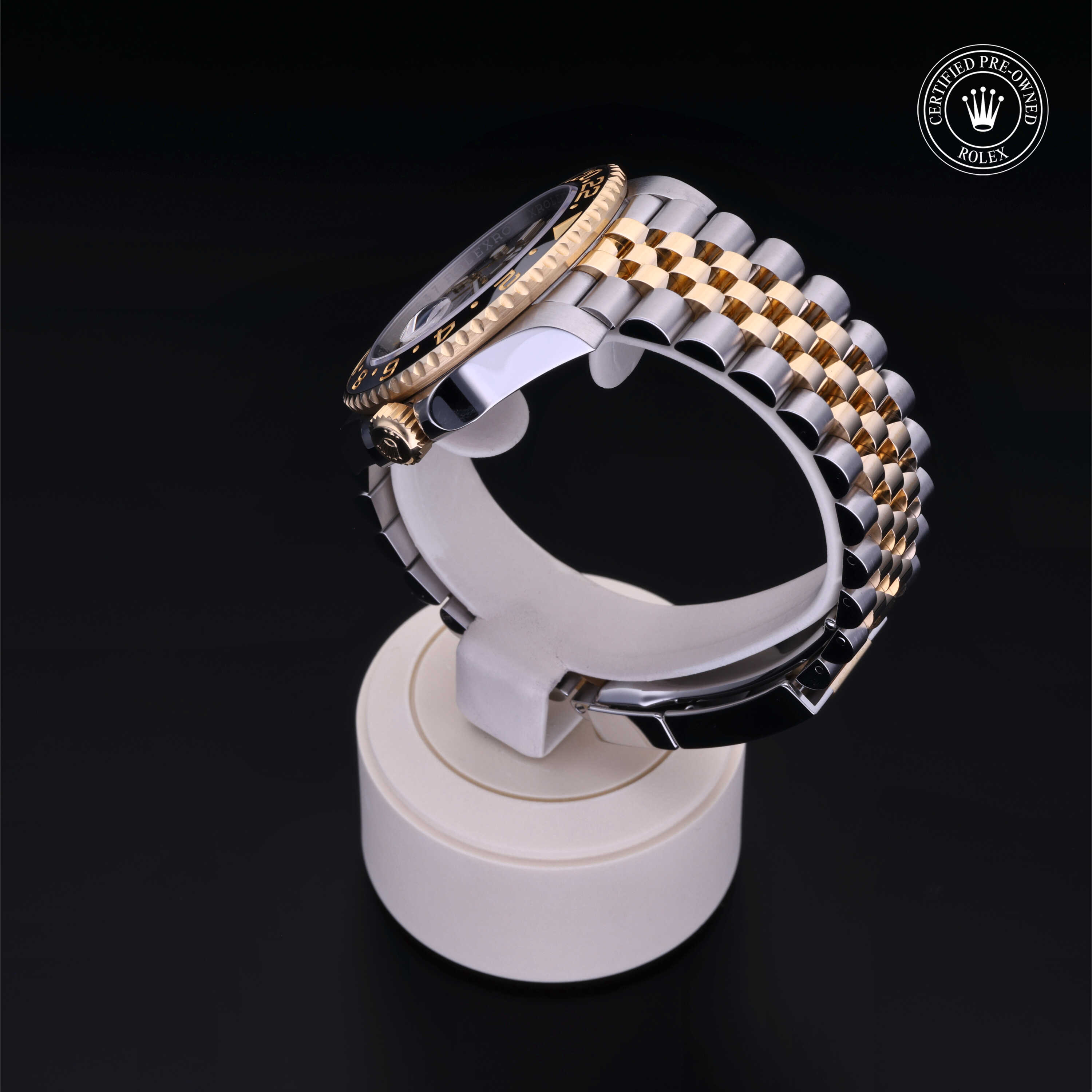 Rolex GMT-Master II in Rolesor 18 Carat Yellow M126713GRNR-0001 at Alson Jewelers