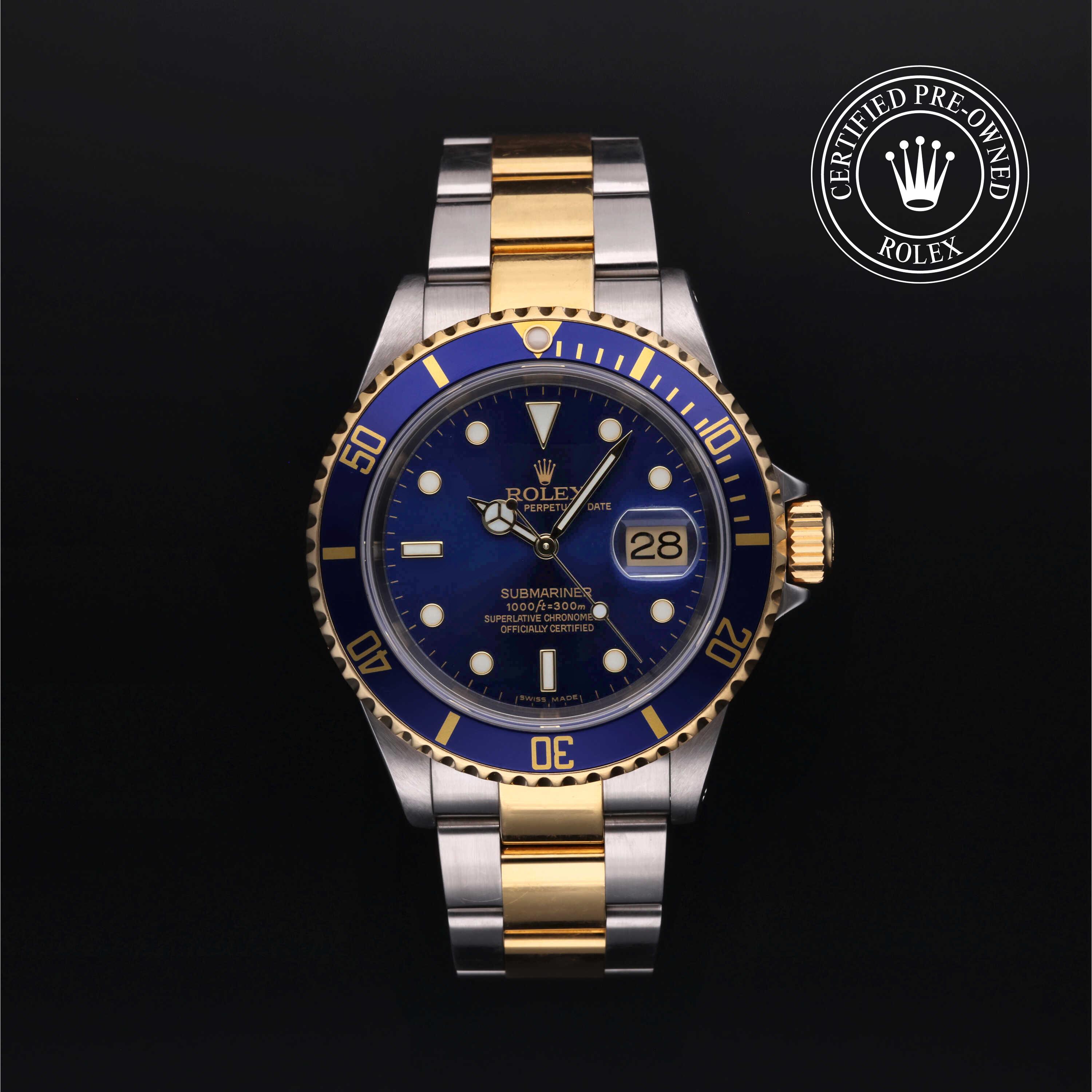 Rolex Submariner in Rolesor 18 Carat Yellow M16613LN-0005 at Alson Jewelers
