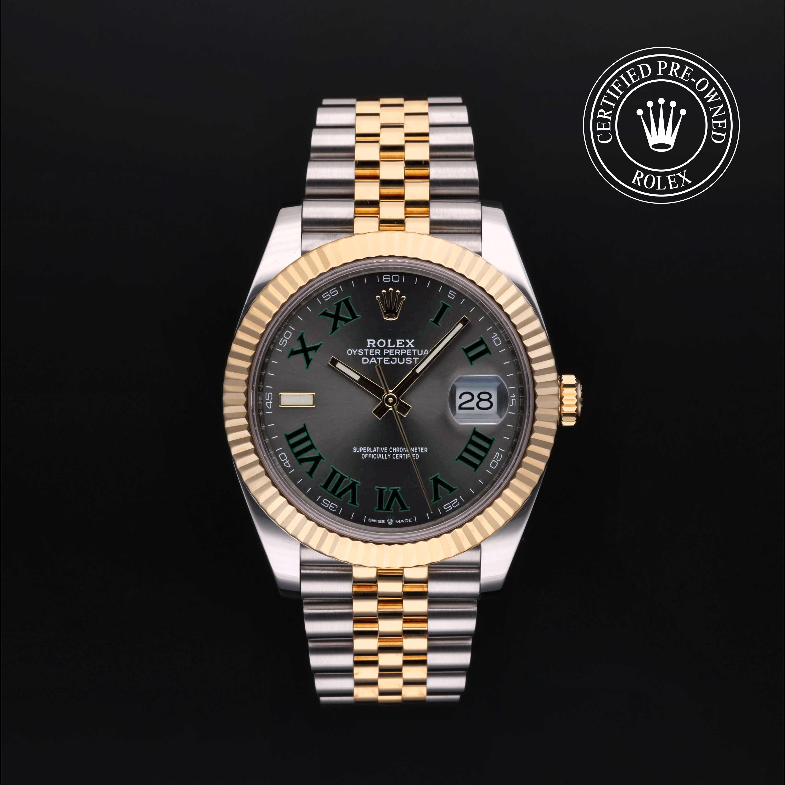 Rolex Datejust in Rolesor 18 Carat Yellow M126333-0020 at Alson Jewelers