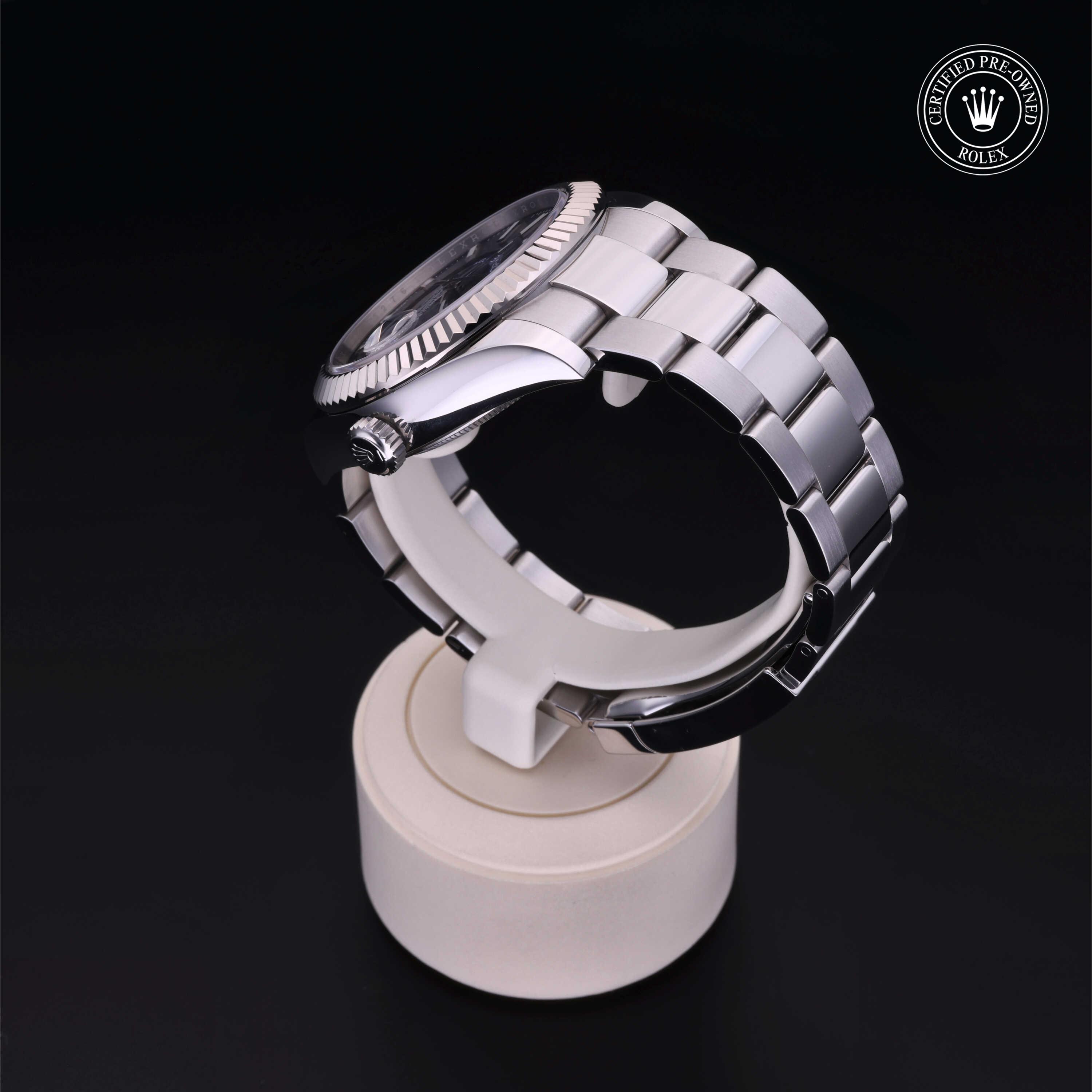 Rolex Sky-Dweller in Rolesor 18 Carat White M326934-0003 at Alson Jewelers