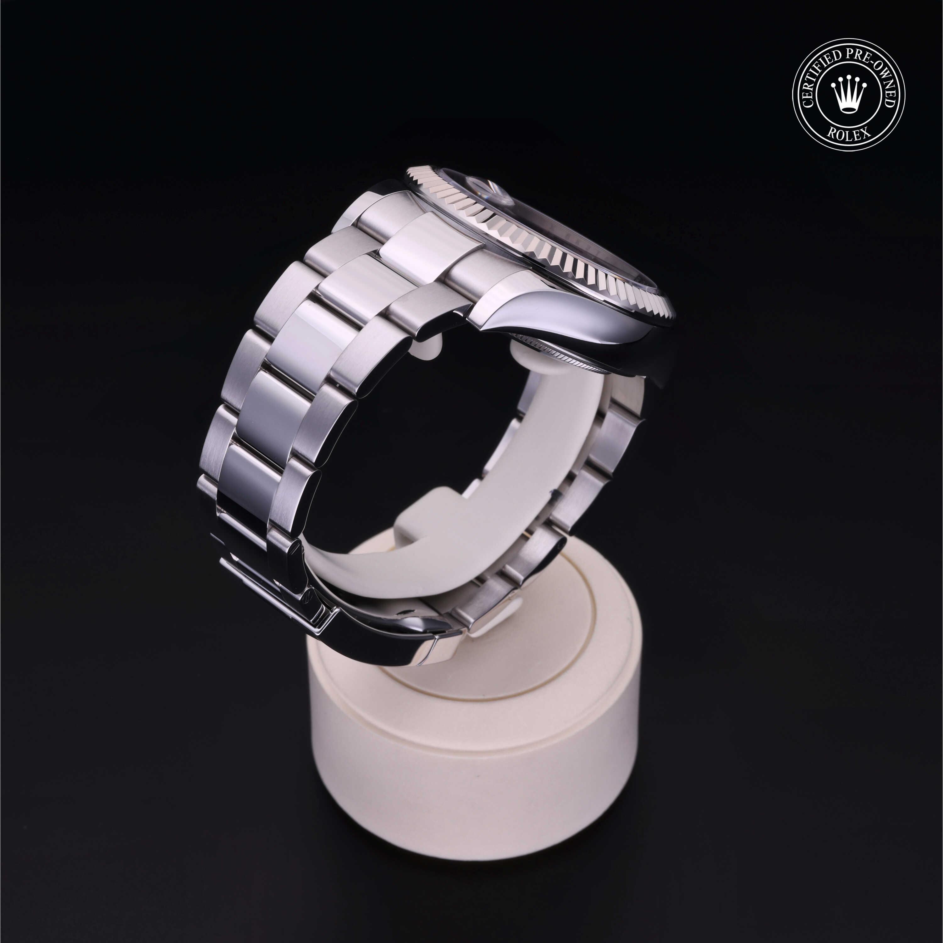 Rolex Sky-Dweller in Rolesor 18 Carat White M326934-0003 at Alson Jewelers