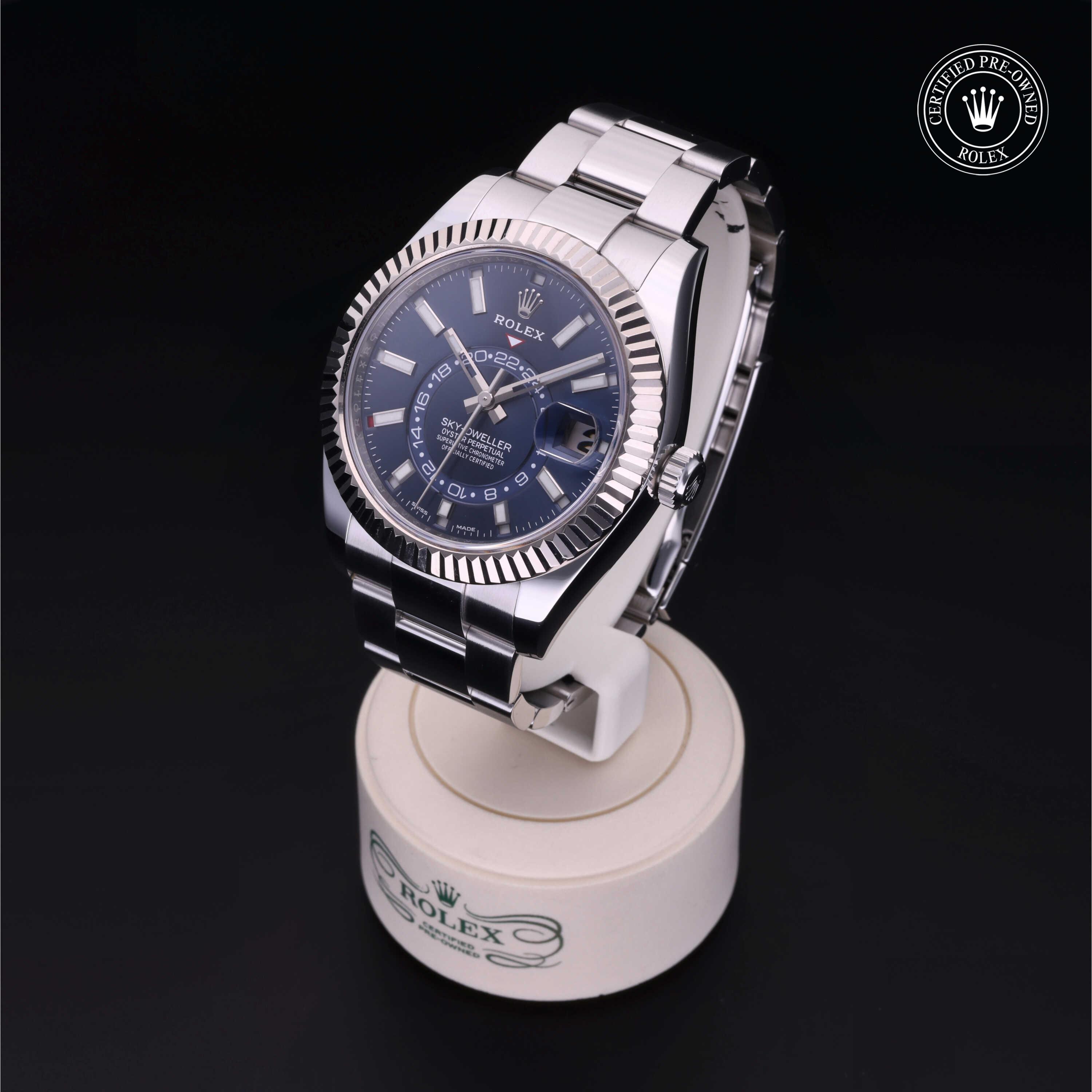 Rolex Sky-Dweller in Rolesor 18 Carat White M326934-0003 at Alson Jewelers