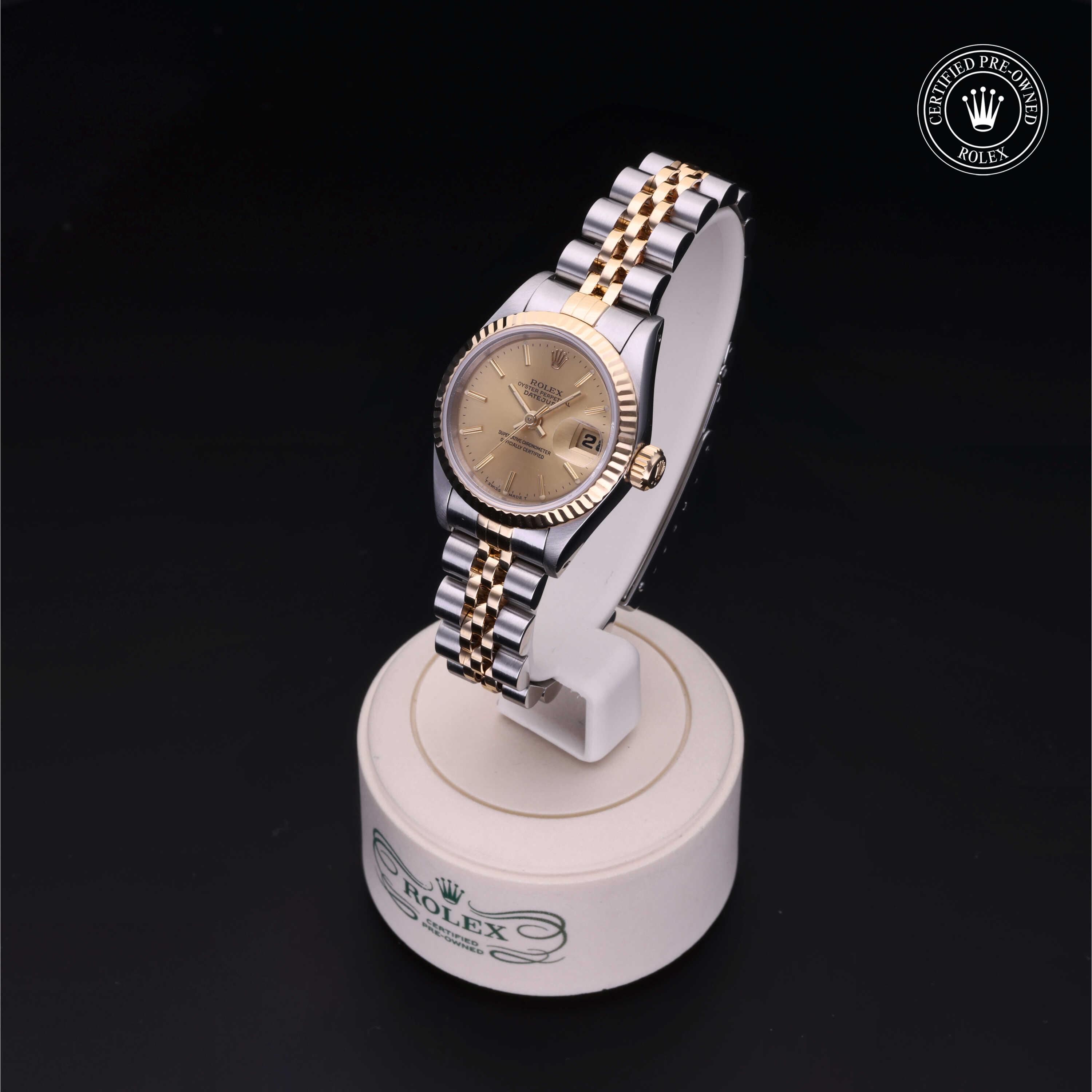 Rolex Lady-Datejust in Rolesor 18 Carat Yellow 69173 at Alson Jewelers