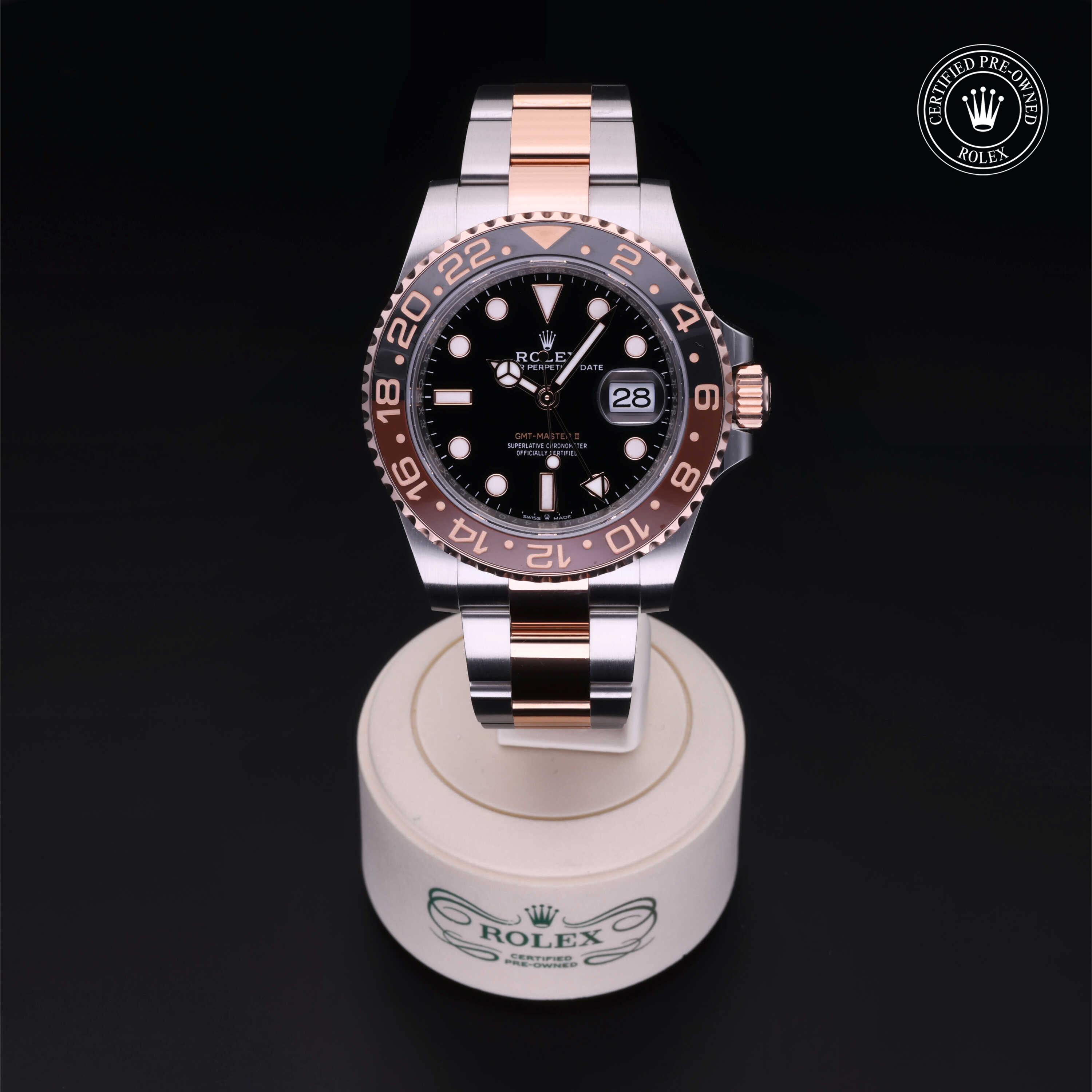 Rolex GMT-Master II in Rolesor 18 Carat Red M126711CHNR-0002 at Alson Jewelers