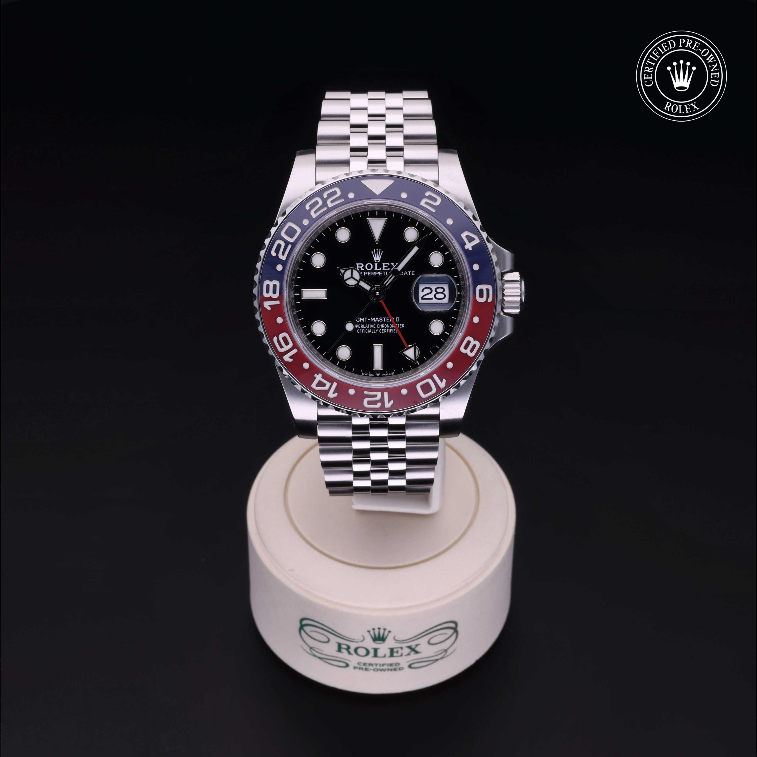 Rolex GMT-Master II in Oystersteel M126710BLRO-0001 at Alson Jewelers