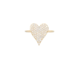 Alson Signature Collection 14K Yellow Gold Diamond Heart Ring