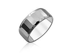 Alson Special Value Trew Tungsten 9MM Faceted Band