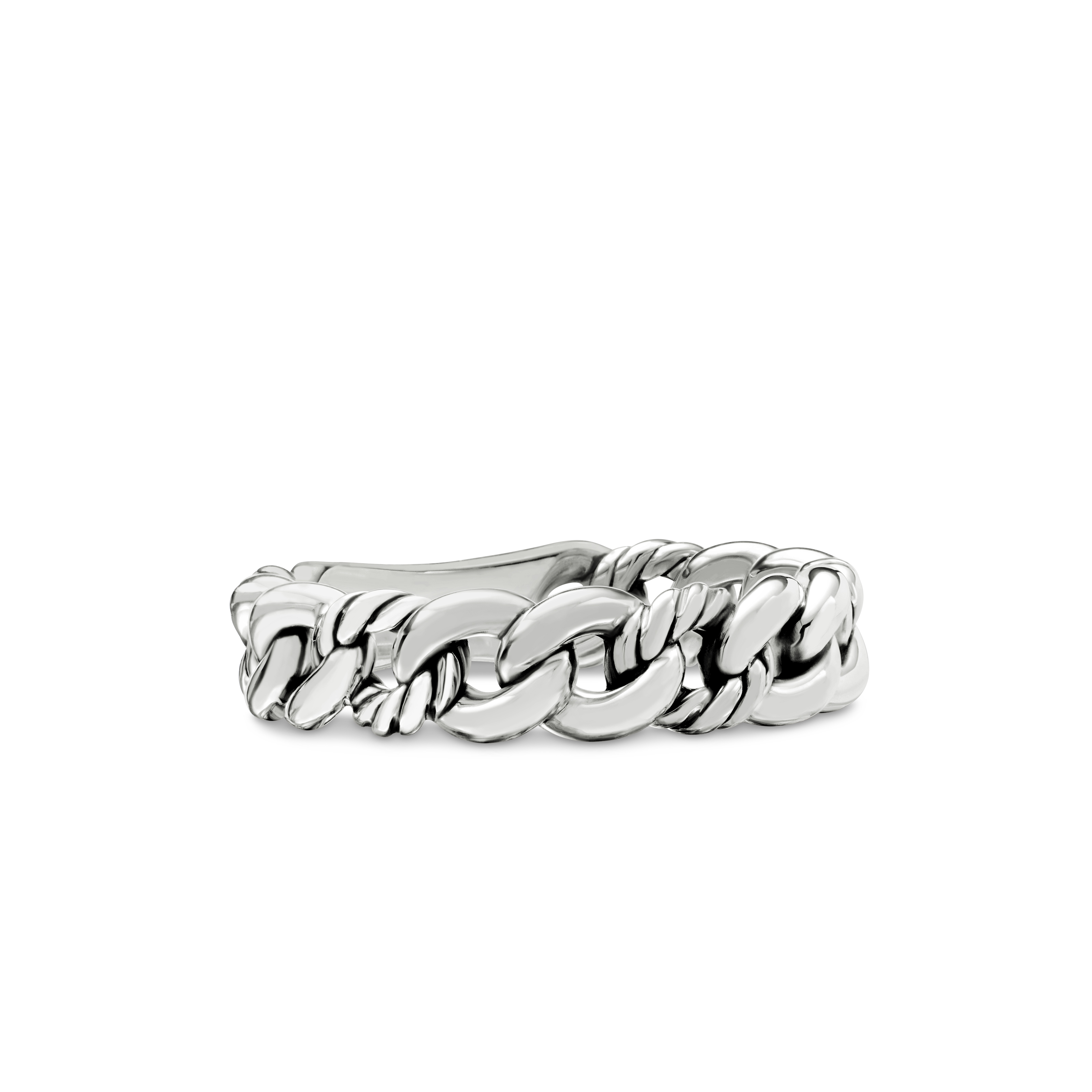 Belmont® Curb Link Band Ring in Sterling Silver, 5mm Belmont® Curb Link Band Ring in Sterling Silver, 5mm