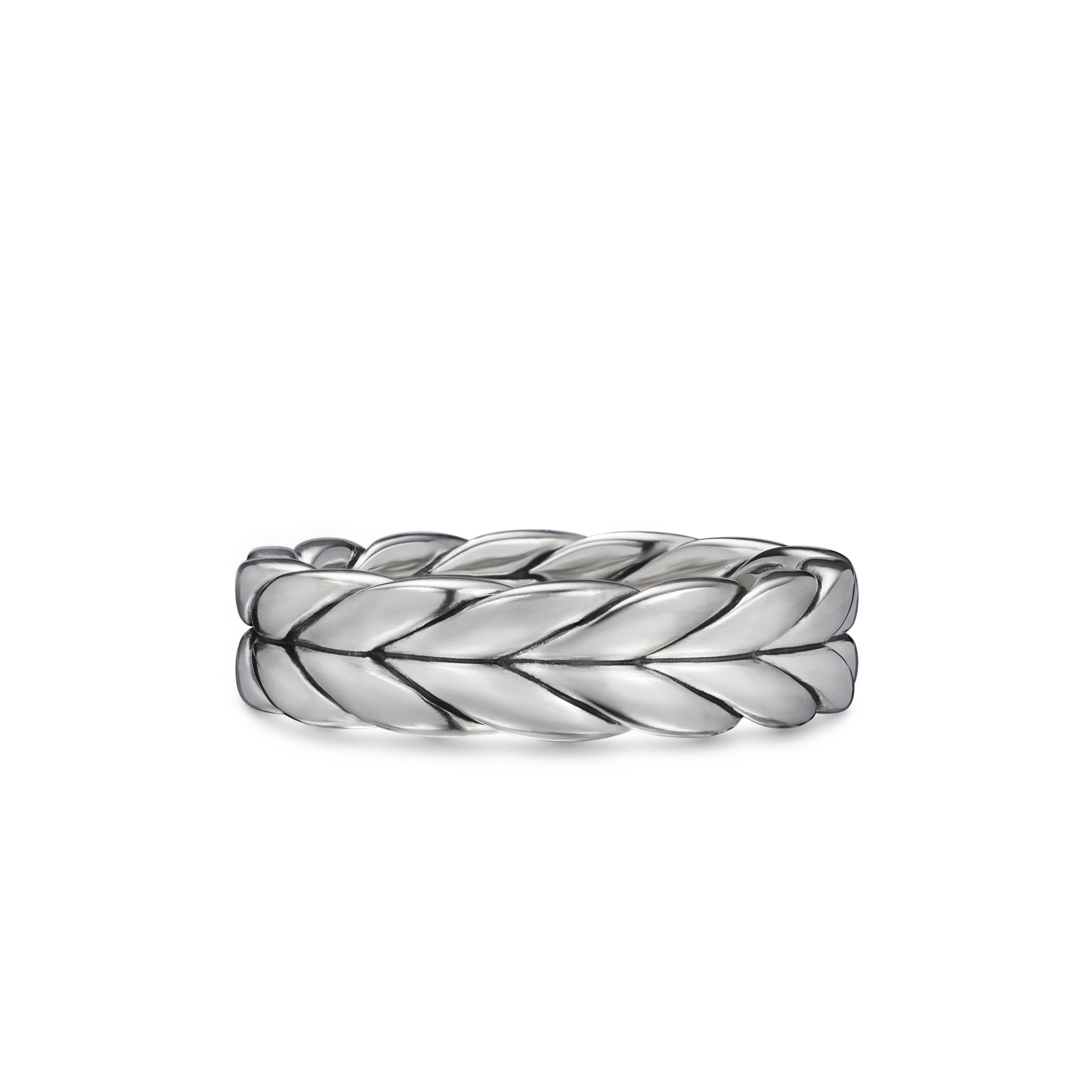 Chevron Band Ring in Sterling Silver, 6mm Chevron Band Ring in Sterling Silver, 6mm