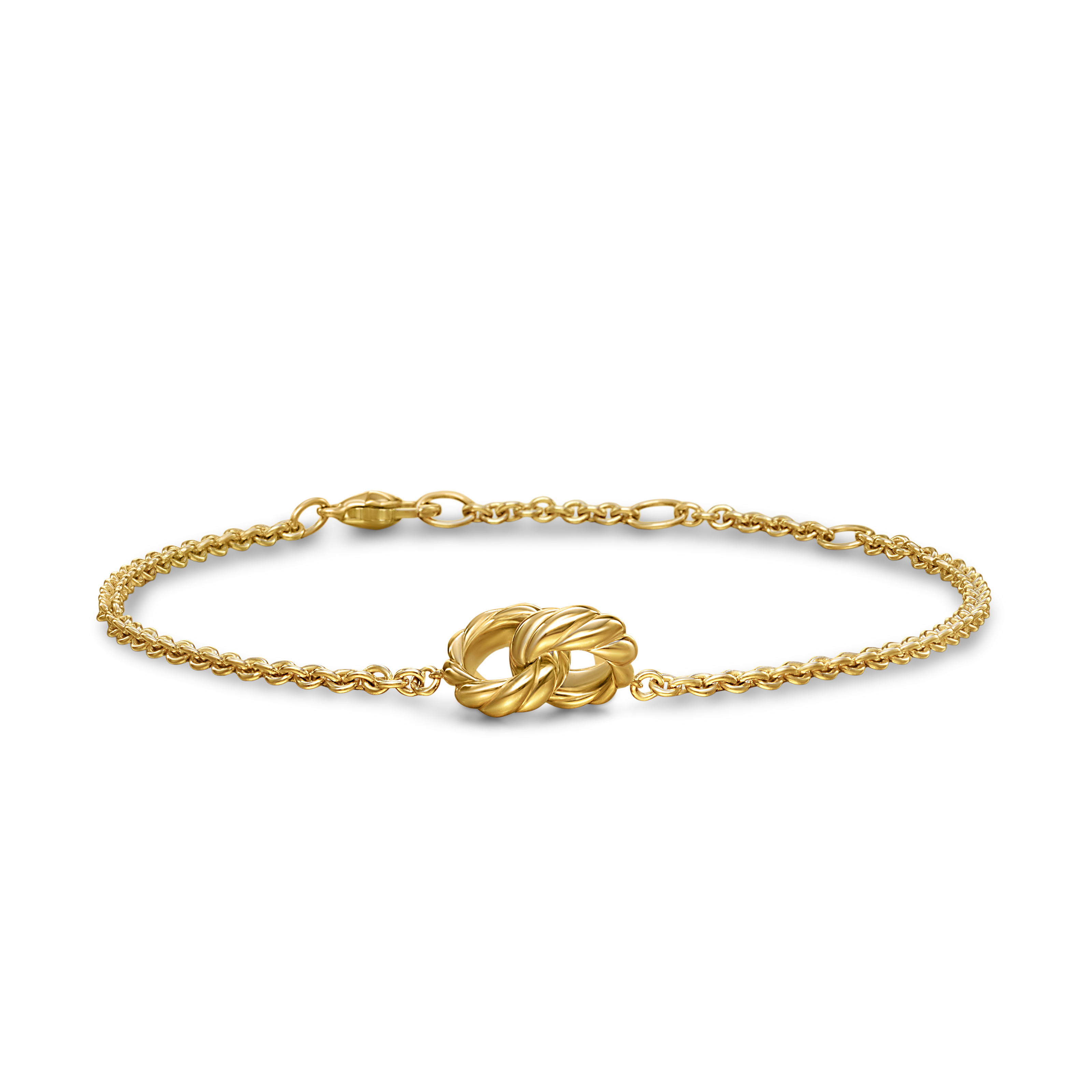 Sculpted Cable Chain Bracelet in 18K Yellow Gold, 8mm Sculpted Cable Chain Bracelet in 18K Yellow Gold, 8mm