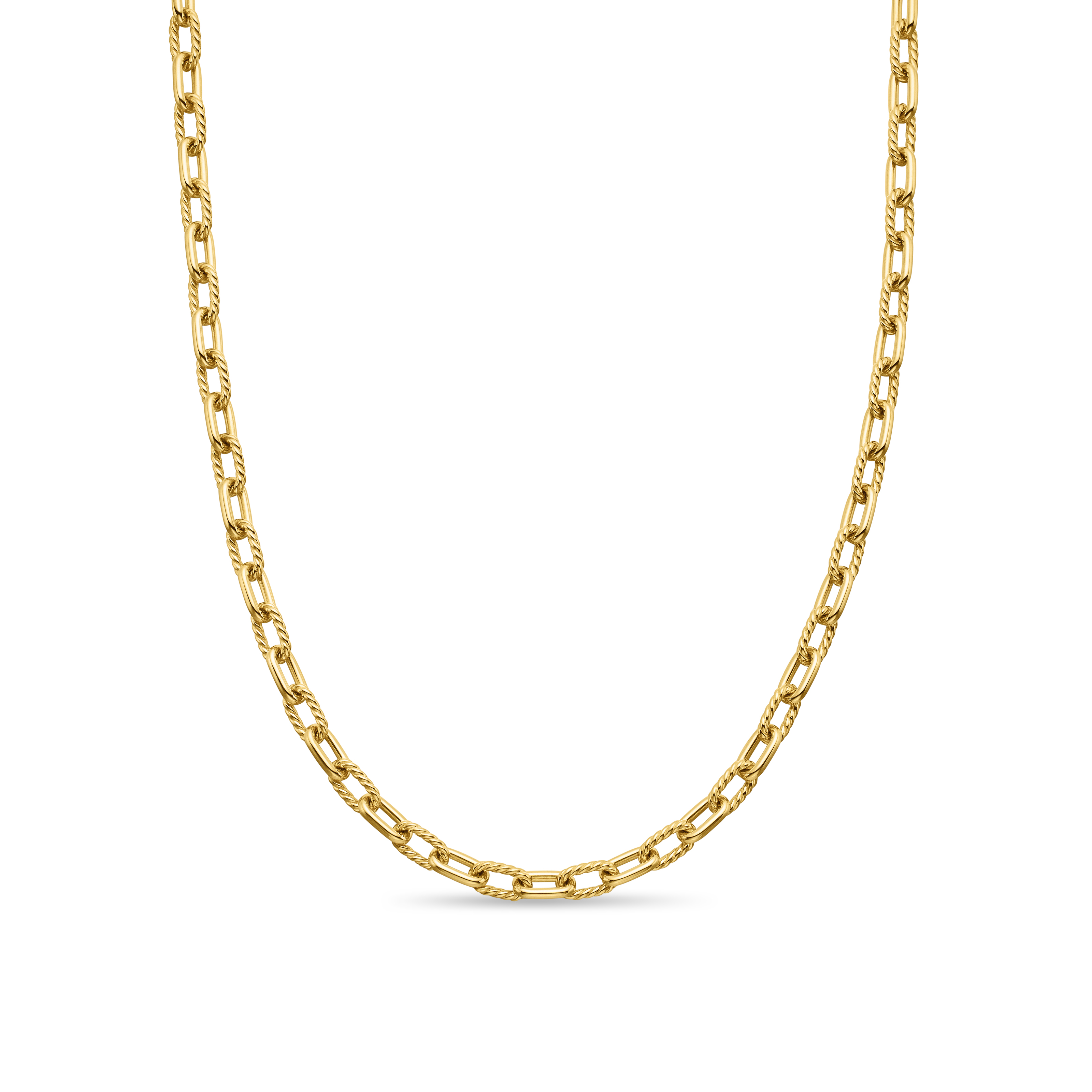 DY Madison® Chain Necklace in 18K Yellow Gold, 6mm DY Madison® Chain Necklace in 18K Yellow Gold, 6mm