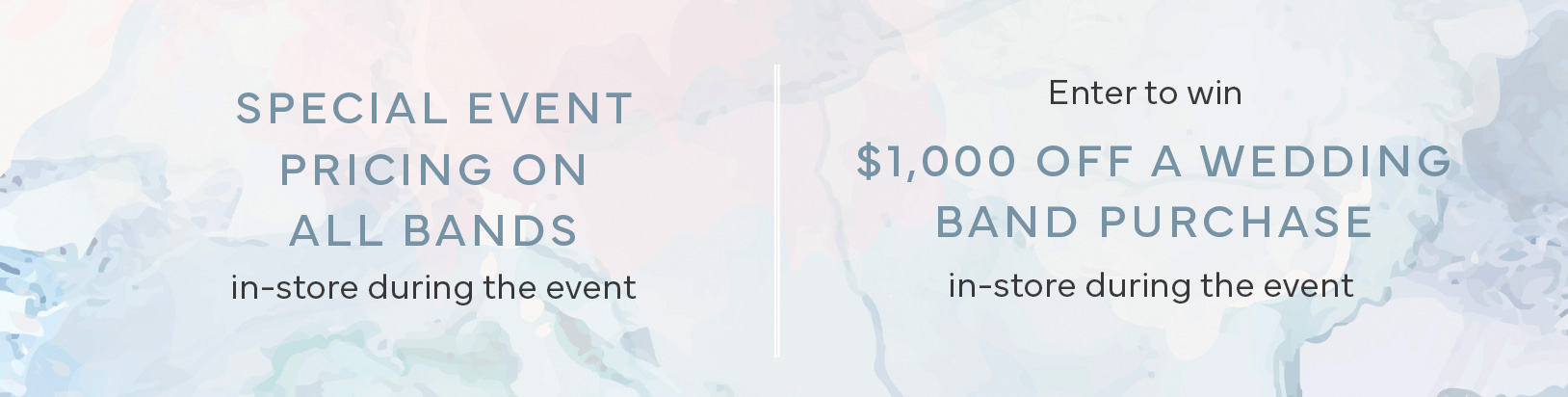 Enter to win $1,000 off a wedding band