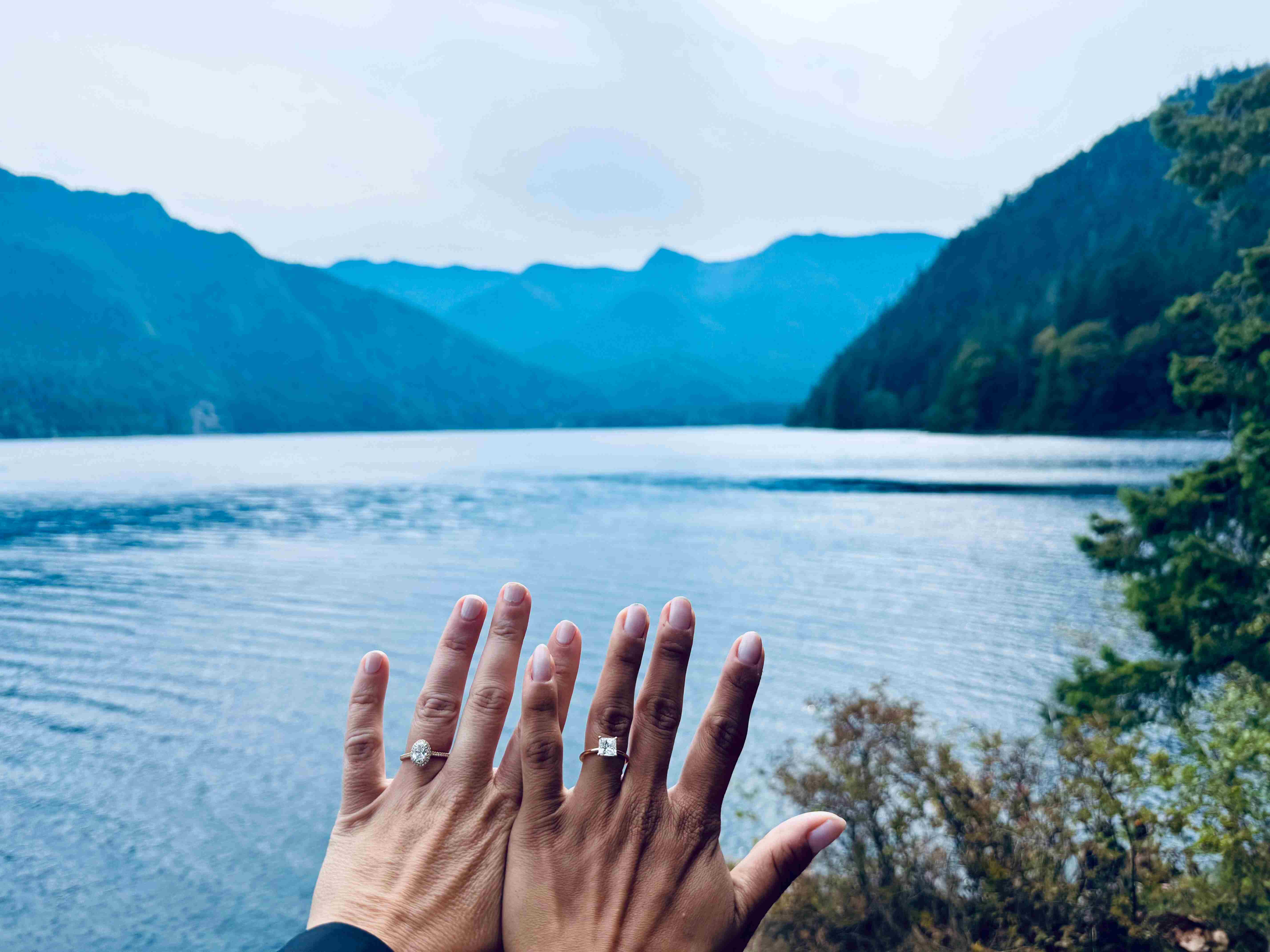 Ashley & Marisa - Ring Photo