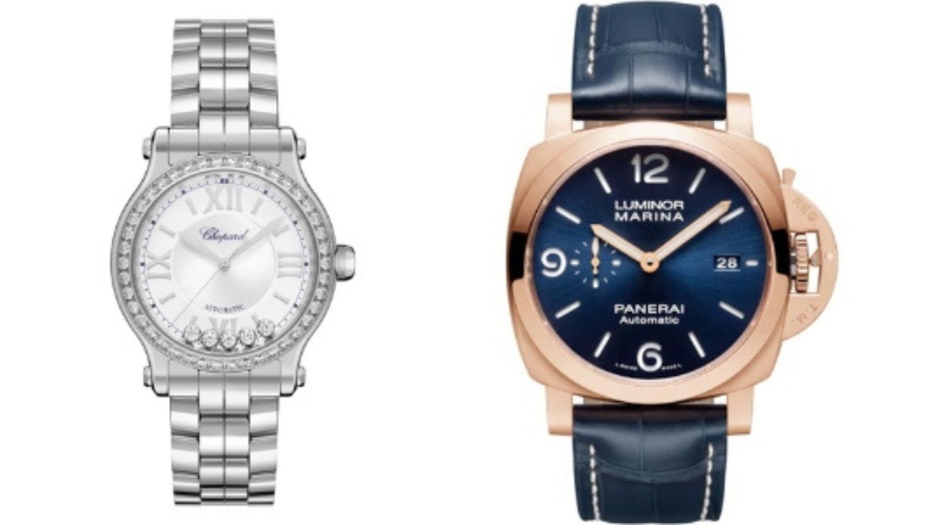 Chopard and Luminor Marina watches